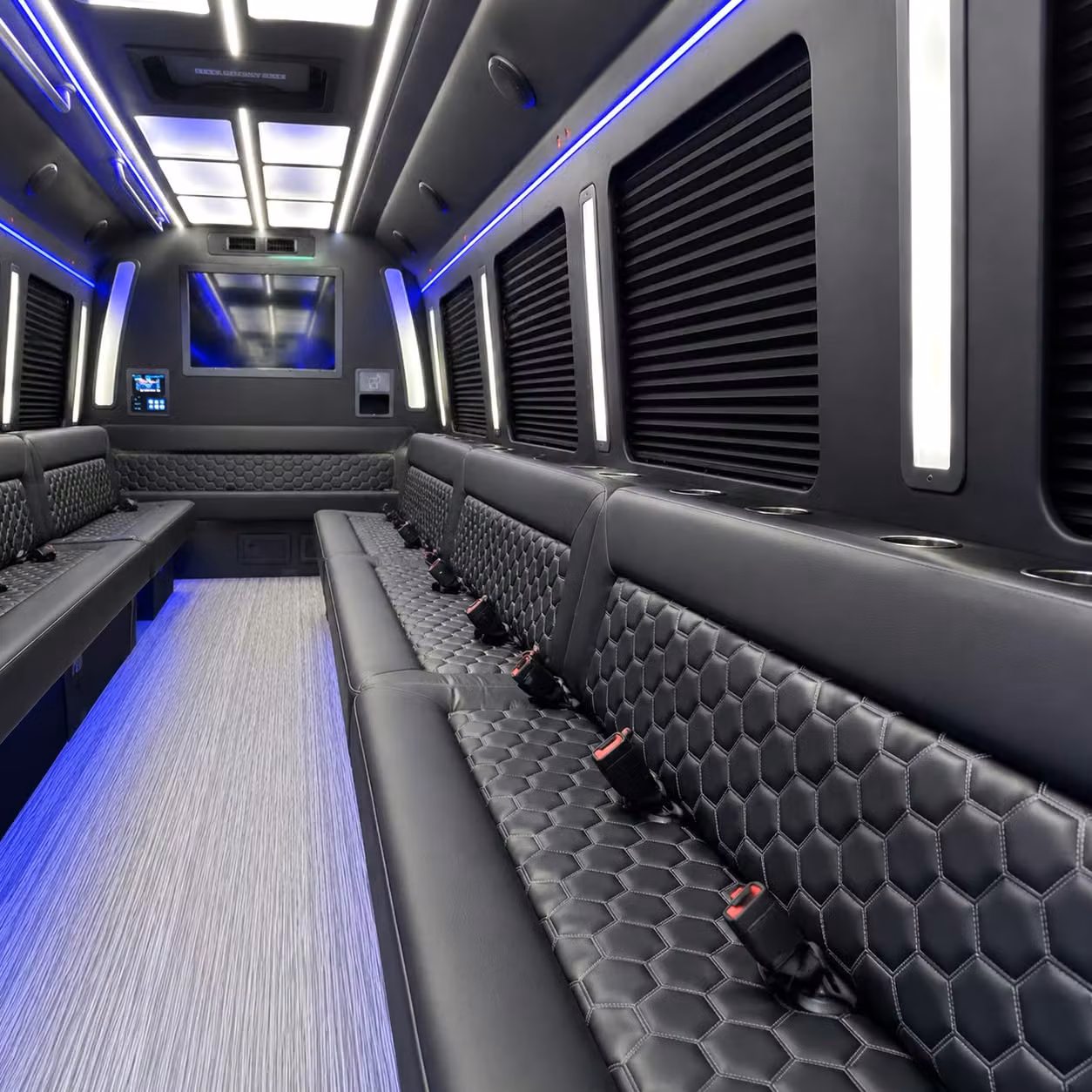 party bus interior