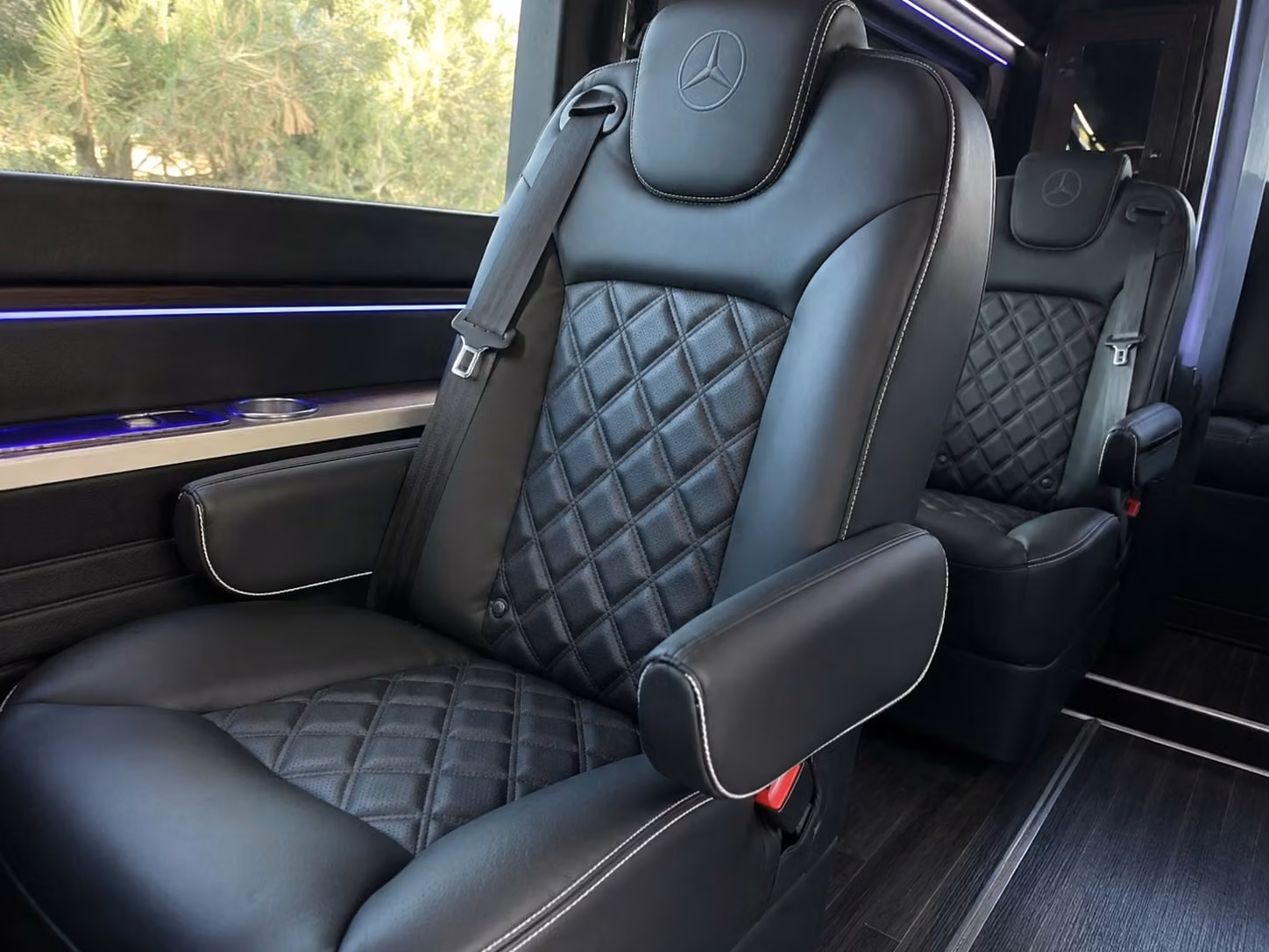 sprinter van with driver interior